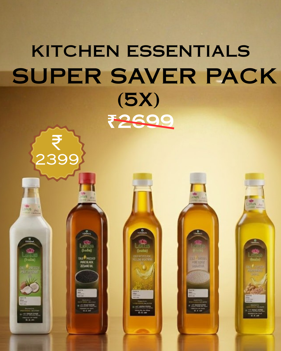 KITCHEN ESSENTIALS  SUPER SAVER PACK (5X)