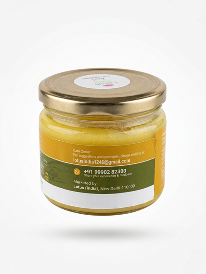 Lotus (India) A2 Gir Cow Ghee | Bilona Method | Pure Desi Cow Ghee | Made from Gir Cow Milk | Rich Aroma & Traditional Taste | 250ml/500ml / 1L